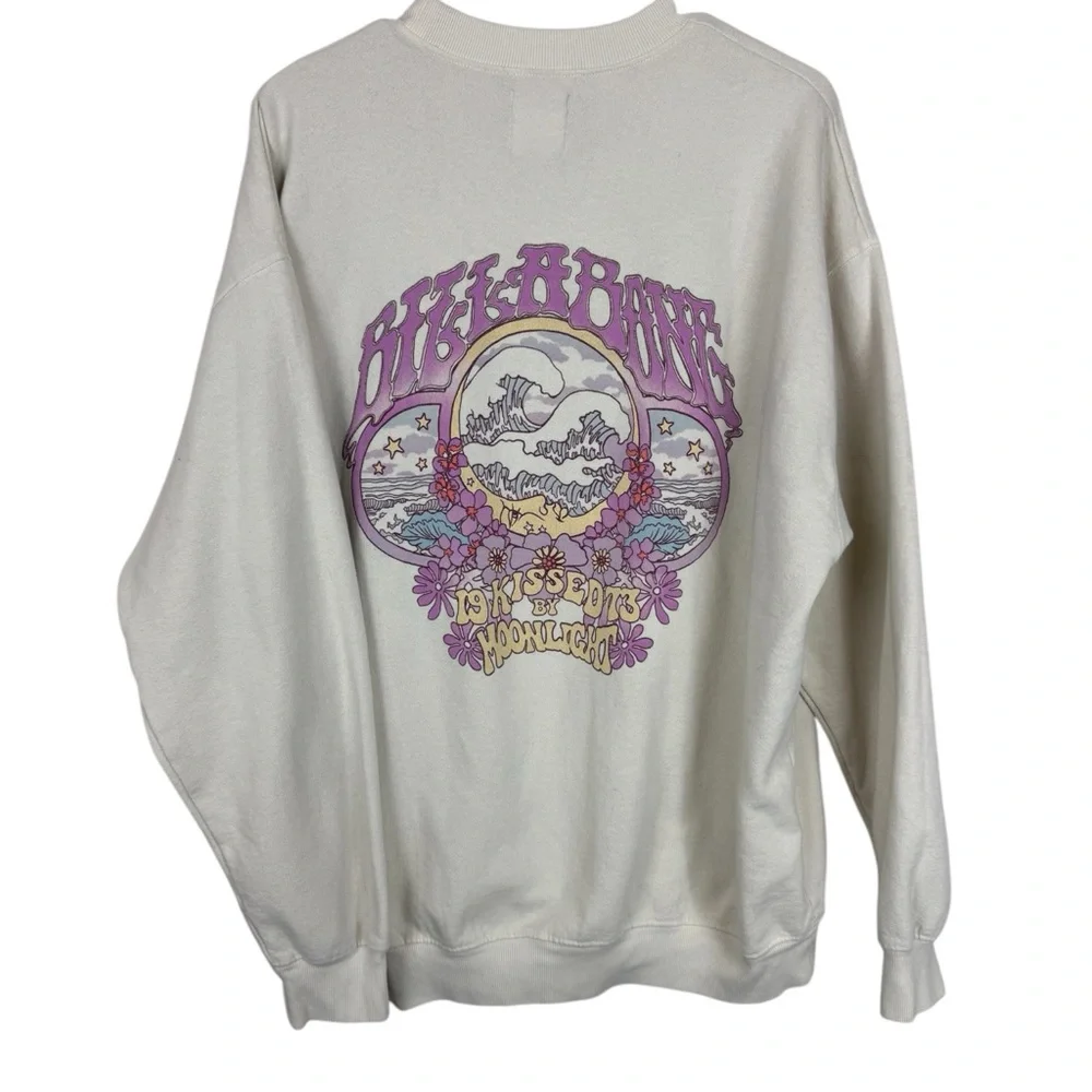 Billabong Women's Ride In Oversized Crew Sweatshirt M - Picture 4 of 6